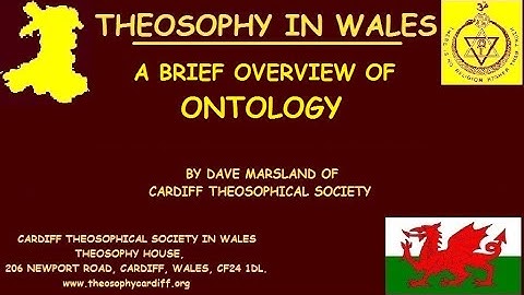 A Brief Overview of Ontology by Dave Marsland