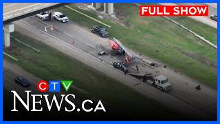 Man dead after crashing into boom lift with worker in it | CTV News Edmonton at Six for May 28, 2026