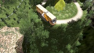 Bus Driving in Most Thrilling & Scariest Roads| Euro Truck Simulator 2 Games screenshot 2