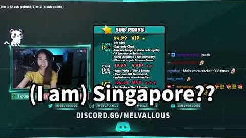 I am Singapore From Melvallous - Short Intro (Twitch)