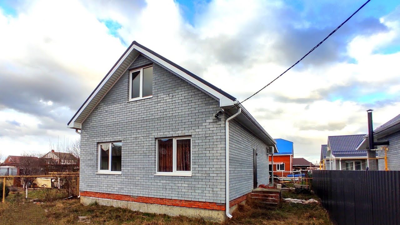 Готовый дом в Северской экстерьер