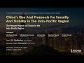 China’s Rise And Prospects For Security And Stability In The Indo-Pacific Region | 2020 | Panel 6