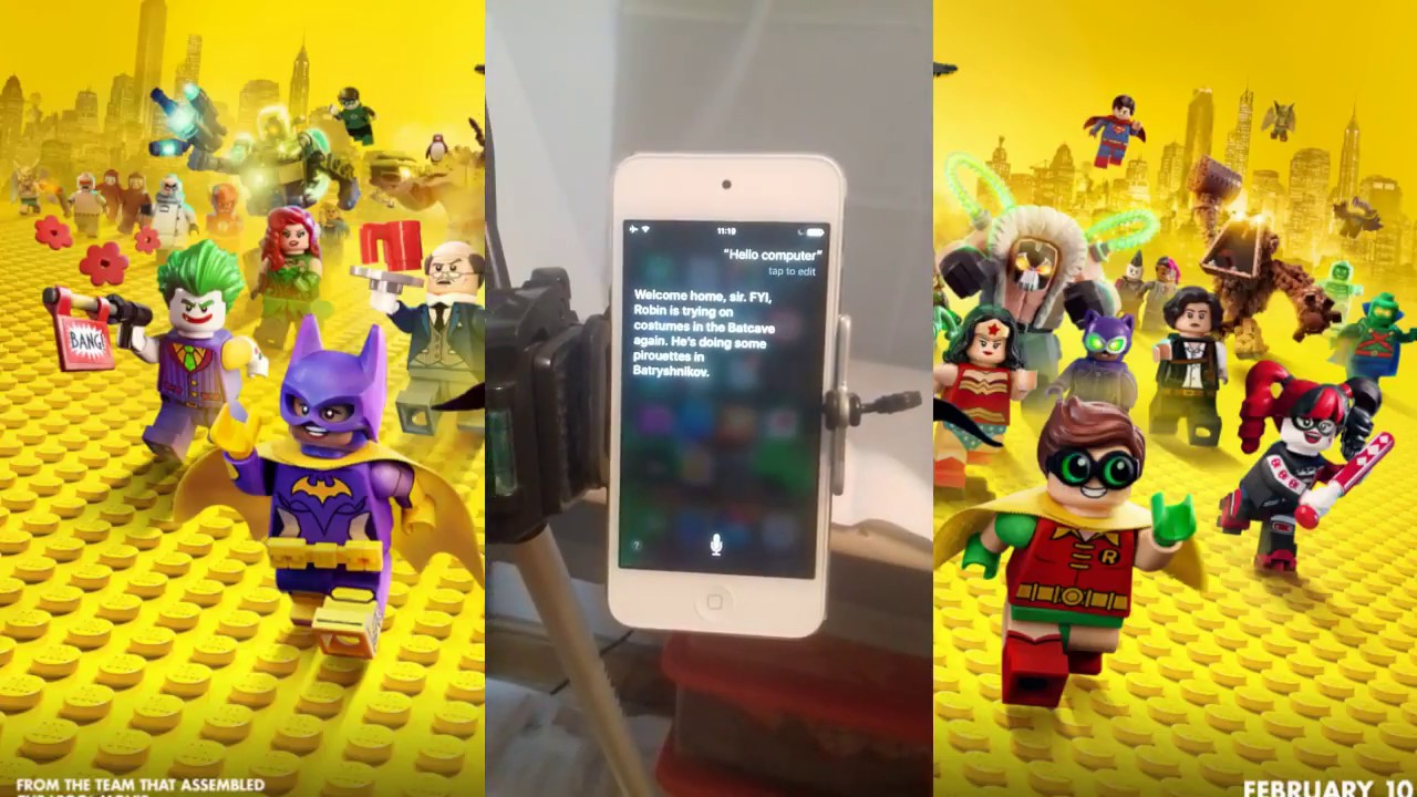 Lego Batman Movie Siri easter egg - YouTube