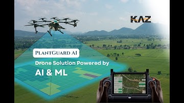 PlantGuard AI Drone Solution by Kaz Software for Healthy Crops