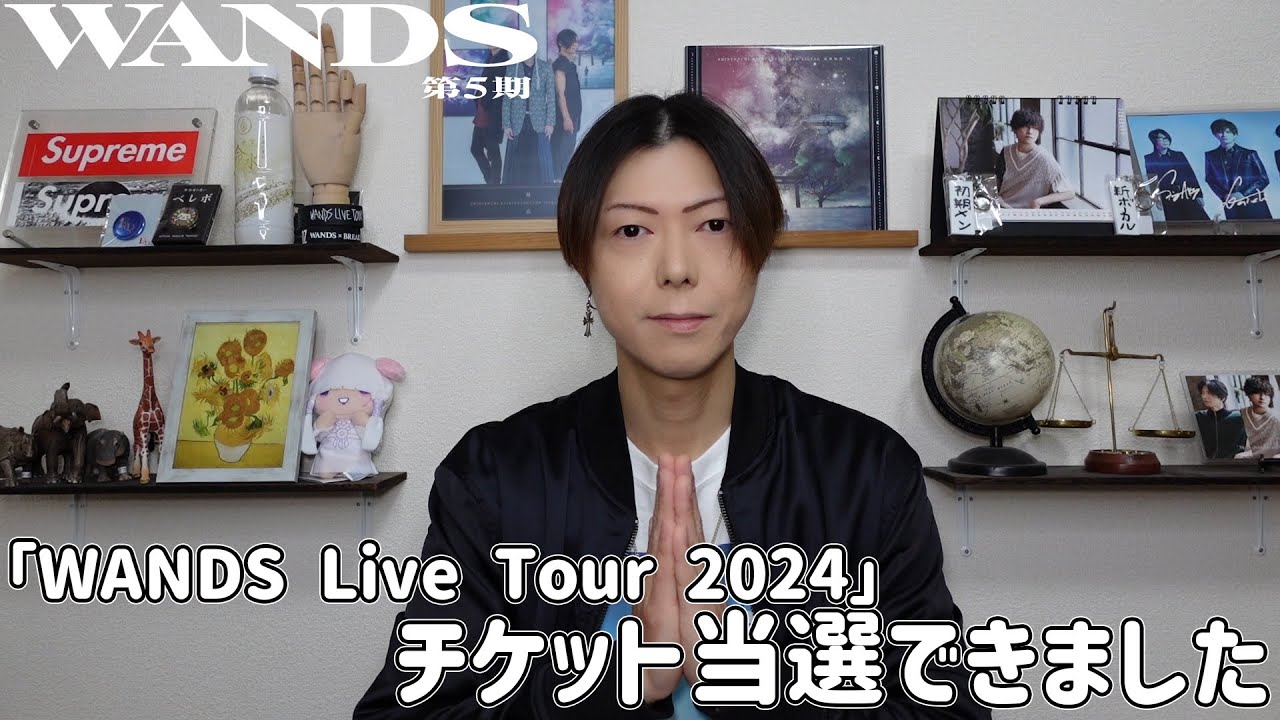 「WANDS Live Tour 2024」チケット当選できました! YouTube