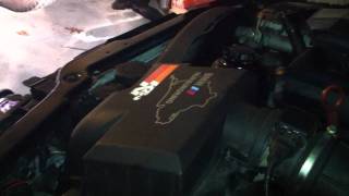 BMW E46 K&N air filter sound