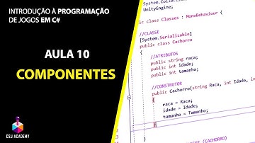 Introdução à programação de jogos em C# (Aula 10 - GetComponents)
