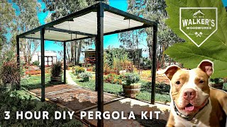 Easy DIY Pergola Kit To Spruce Up Any Yard! | Toja Grid Pergola