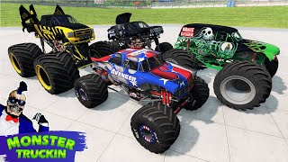 Monster Jam INSANE Racing, Freestyle and High Speed Jumps #29 | BeamNG Drive