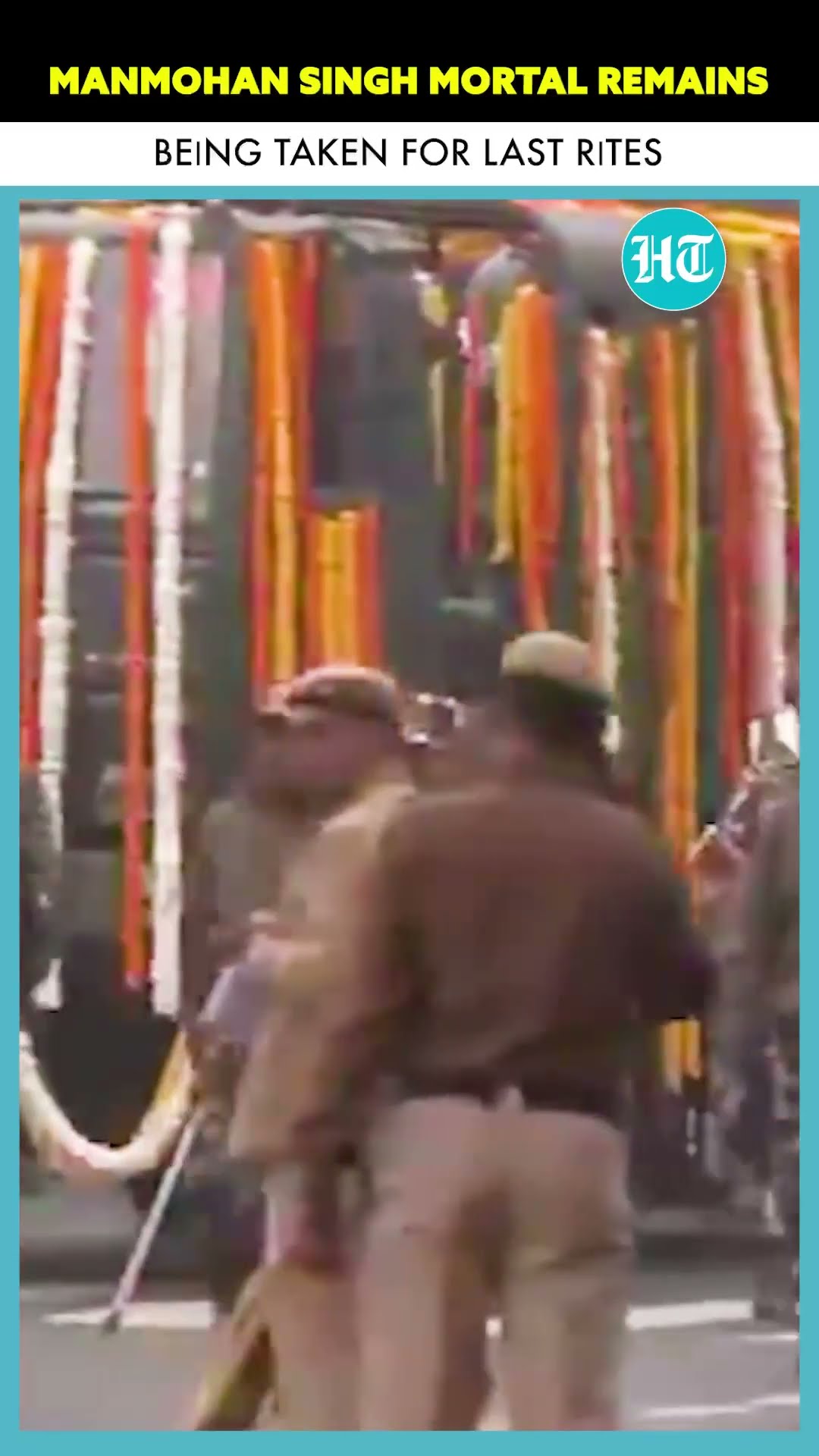 Manmohan Singh Death: Mortal Remains Of Former PM Taken To Nigam Bodh Ghat For Last Rites