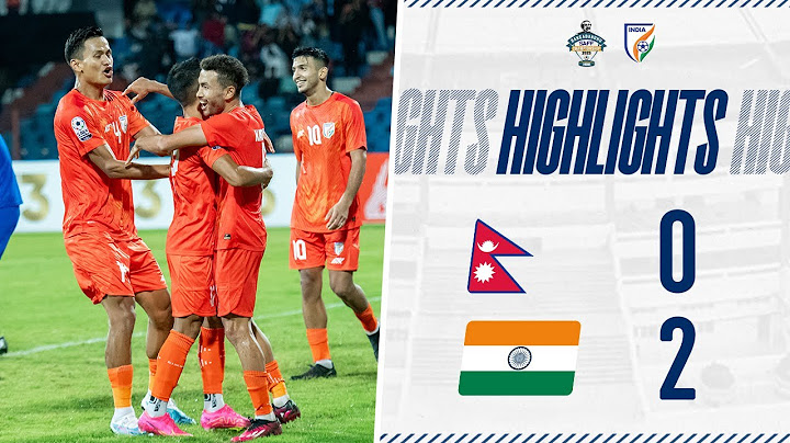 Nepal 0-2 India | Full Highlights | SAFF Championship 2023