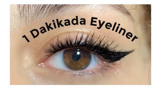 Eyeliner Nasıl Çekilir? I 1 Dakikada Eyeliner Çekmek