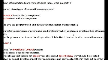 SPRING FRAMEWORK DEPENDENCY INJECTION