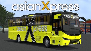 Asian Xpree Livery for Capella BS-6 Seater mod - Bus Simulator Indonesia - Download now