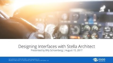 Designing Interfaces with Stella Architect