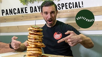 PANCAKE DAY SPECIAL EATING CHALLENGE | Coffee House | @FrancosFeasts