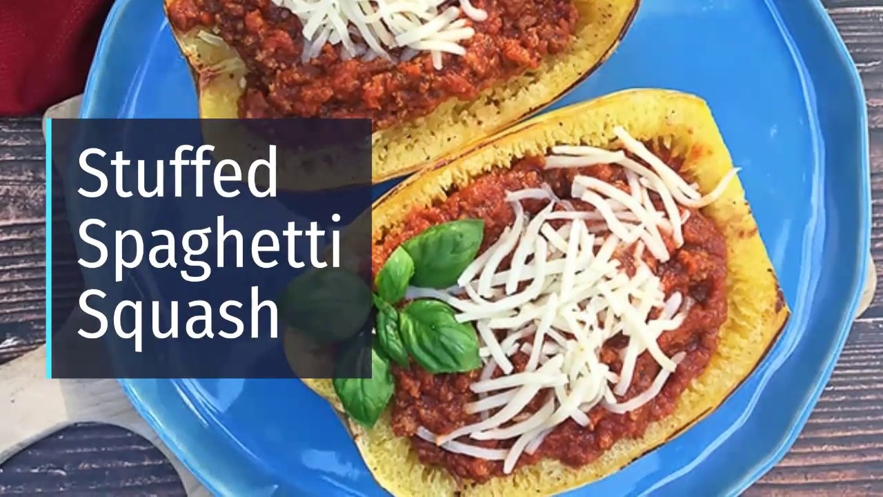 Stuffed Spaghetti Squash Recipe YouTube