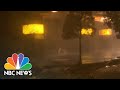 Ferocious 100 Mph Winds From Hurricane Laura Cause Flying Debris | NBC News