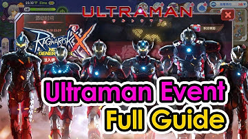 [ROX/라그x] 한글자막 ROX x Ultraman Event Full Guide. All You Need To Know | KingSpade