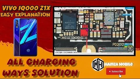 Vivo iQOO Z1X Charging ways,Not Charging Problem Solutions USB All Solutions,Tracks Jumper Solution📲