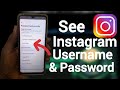 How To Find Instagram Password And Username 2024