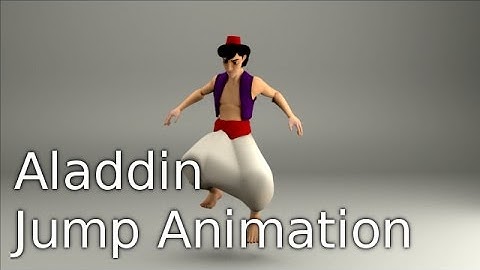 Aladdin Jump Animation - 3ds max