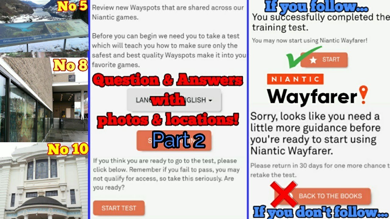 Niantic Wayferer Test Questions &amp; Answers Part 2 | Top 10 Questions ...