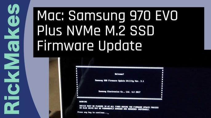 How to update your Samsung SSD firmware 2023 Guide - YouTube