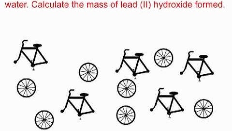 Reacting Mass Calculation: Limiting Reagent - Reactant