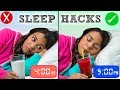How to Fall Asleep FAST When You CAN’T Sleep! 10 Sleep Life Hacks!