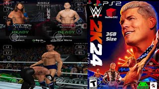 New Wwe 2K24 Ps2 On Android Nather Sx2 Oficial Aj Styles Vs. Gunther The Career Killer Full Match