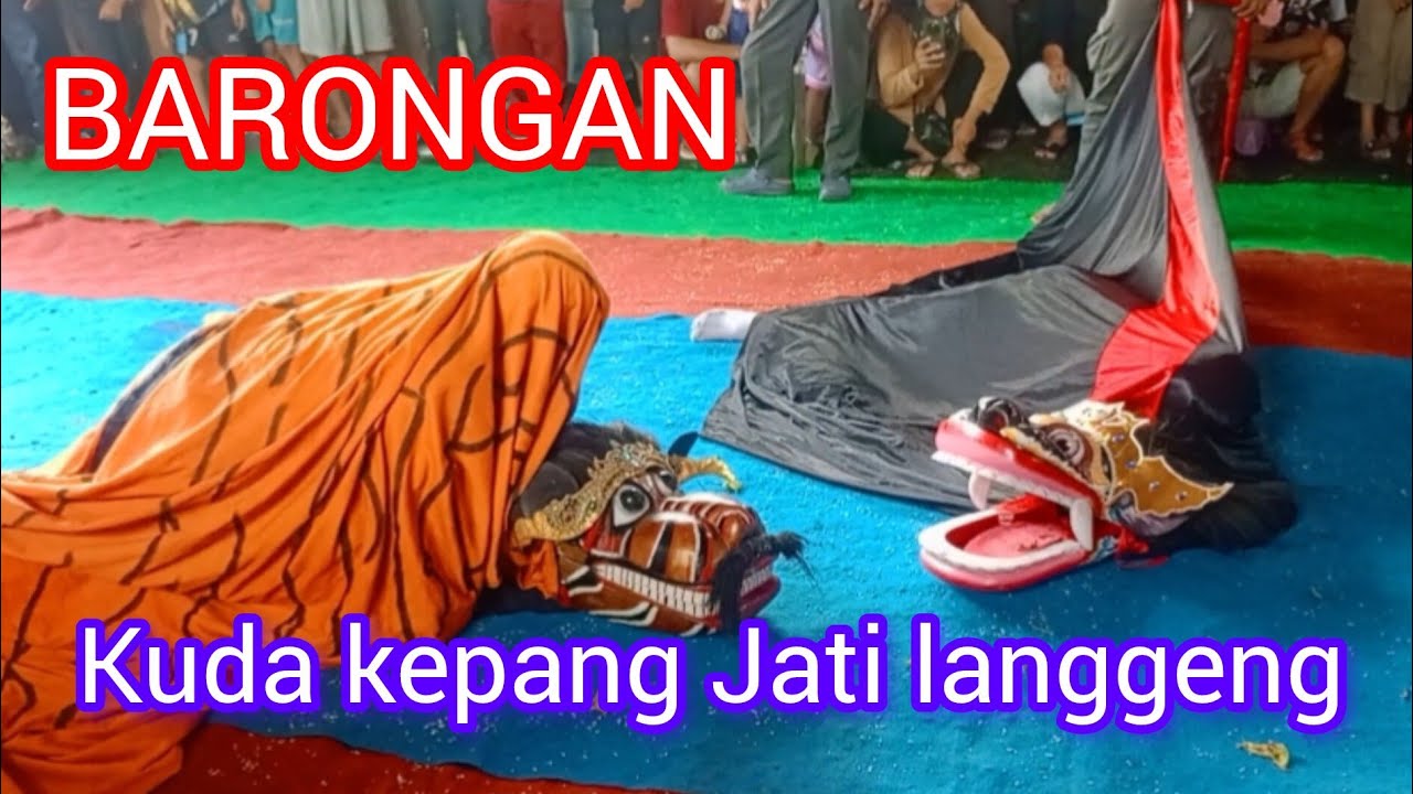 BARONGAN Kesenian kuda kepang Jati langgeng pagubugan part 1