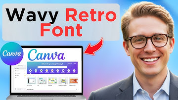 How To Make The Wavy Retro Font Design | Canva Hacks (Tested)