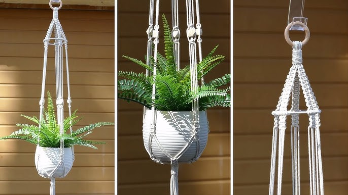 DIY - How to Make a Rope Plant Hanger Tutorial — That Knot Place