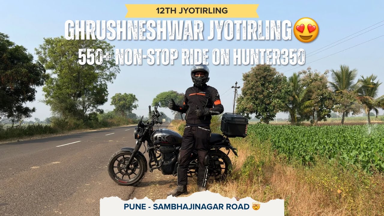 550 KM Hunter 350 Challenge: Can the Royal Enfield Handle India's Most Broken Roads? 😱
