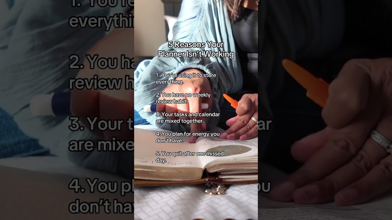 Save this and watch before you buy another planner #plannersetup