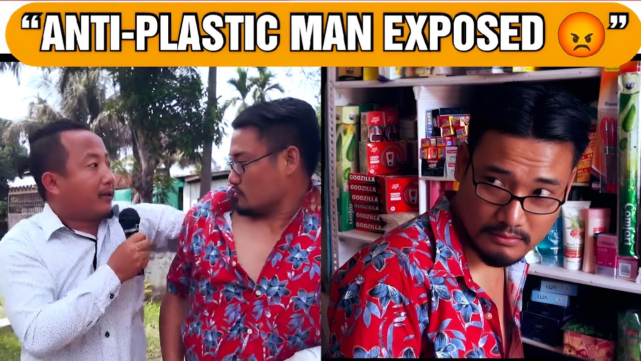 “Anti-Plastic Man EXPOSED! 😂” #Nagamese funny video 