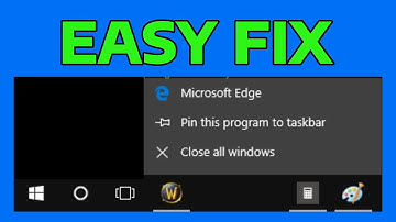 How To Fix Invisible Icons Pinned on Taskbar in Windows