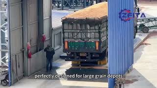 Full Body Grain Truck Dumper - Automated Bulk Grain Unloading System