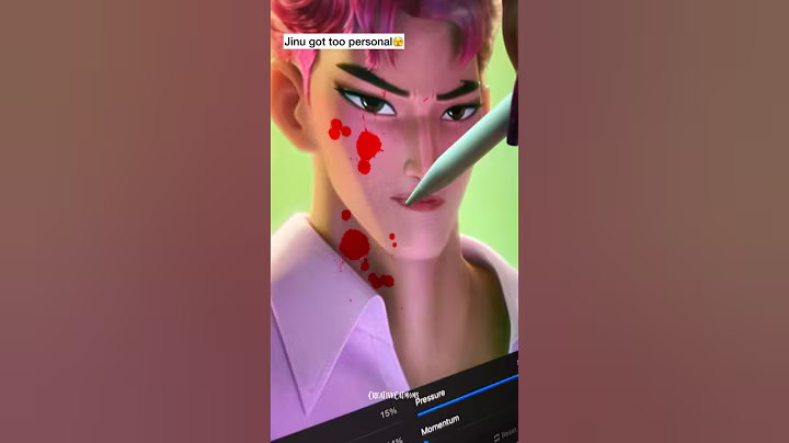 Jinu and Abby took REVENGE!🤫 #shorts #art #kpopdemonhunters