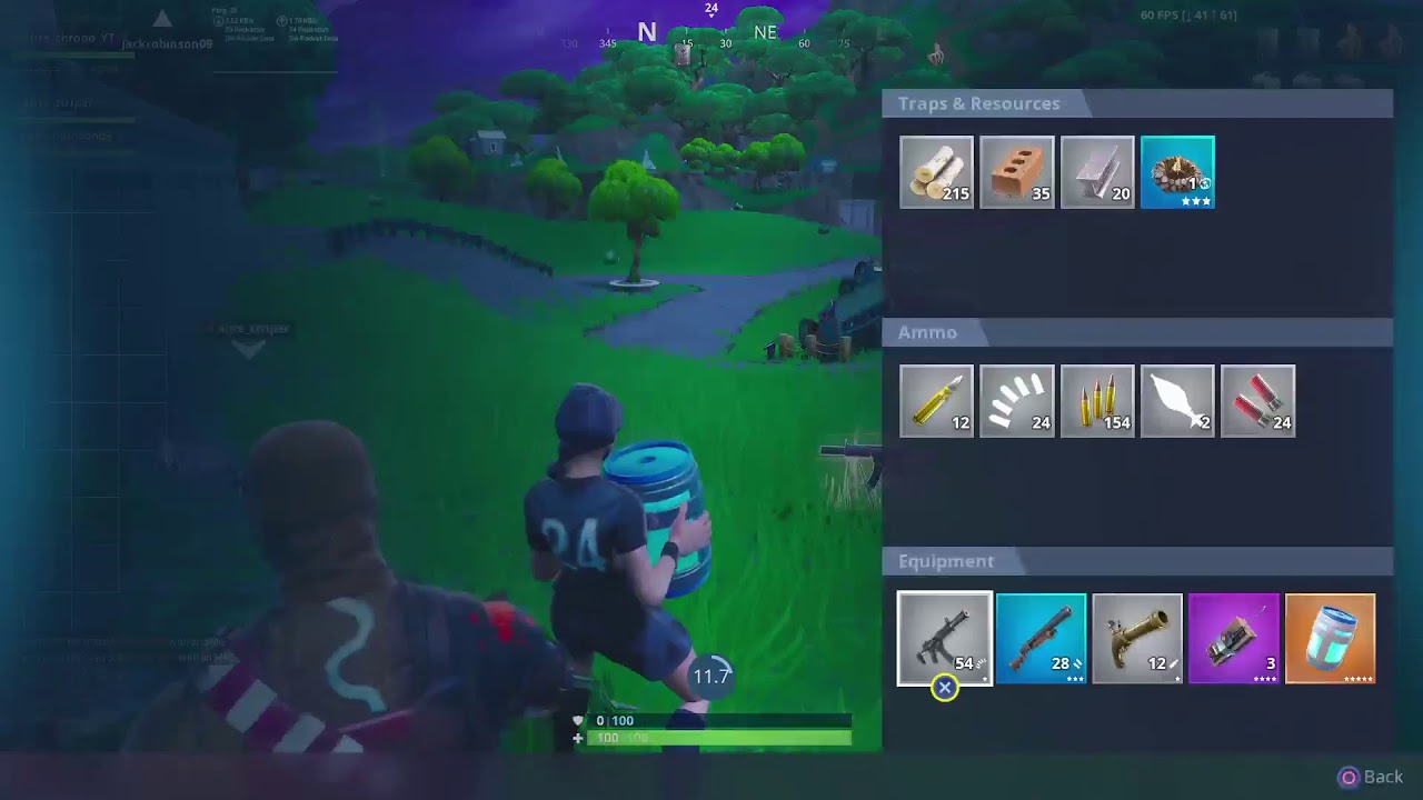 fortnite gameplay w new psn name elite chrono - chrono vehicule fortnite