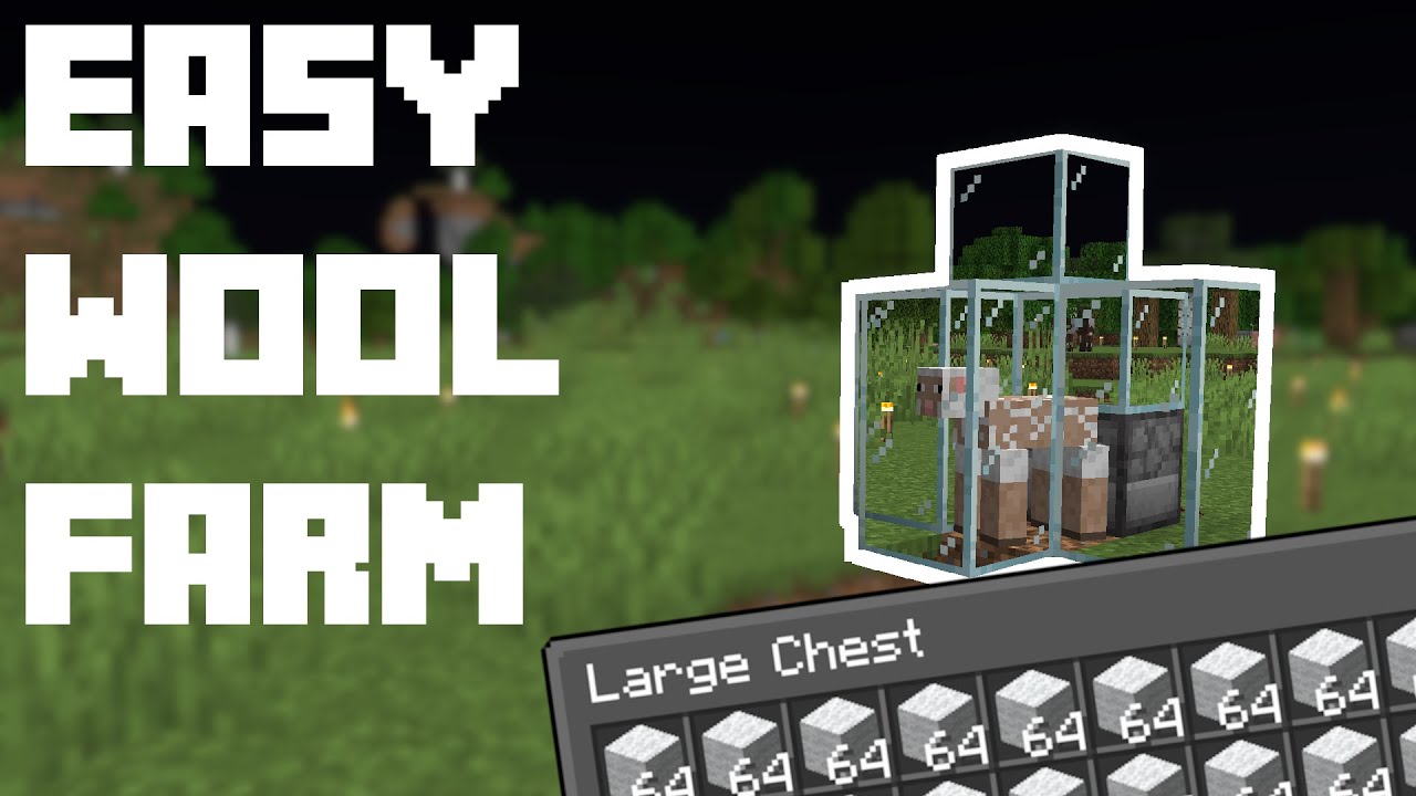 Easiest Wool Farm in Minecraft 1.19+ (AFK)