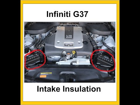 Re-Gain lost Power By replacing your G37 Intake Insulation