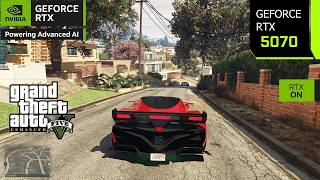 GTA 5 Enhanced | RTX 5070 1080p DLSS 4.5 Multi Frame Generation | i7 14700F