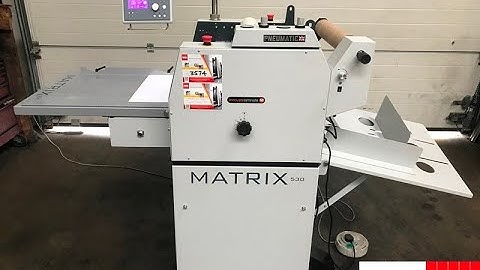 matrix mx 530p thermal laminator with hot foil effect attachment   Gab Supplies Ltd   2019
