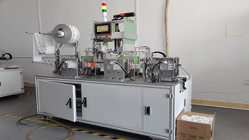 100-140Packs/min Disposable Plastic Gloves Folding Packing Machine