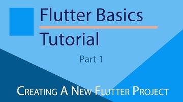 Flutter Tutorial for beginners | Create a New Flutter Project in Visual Studio Code | Part 1