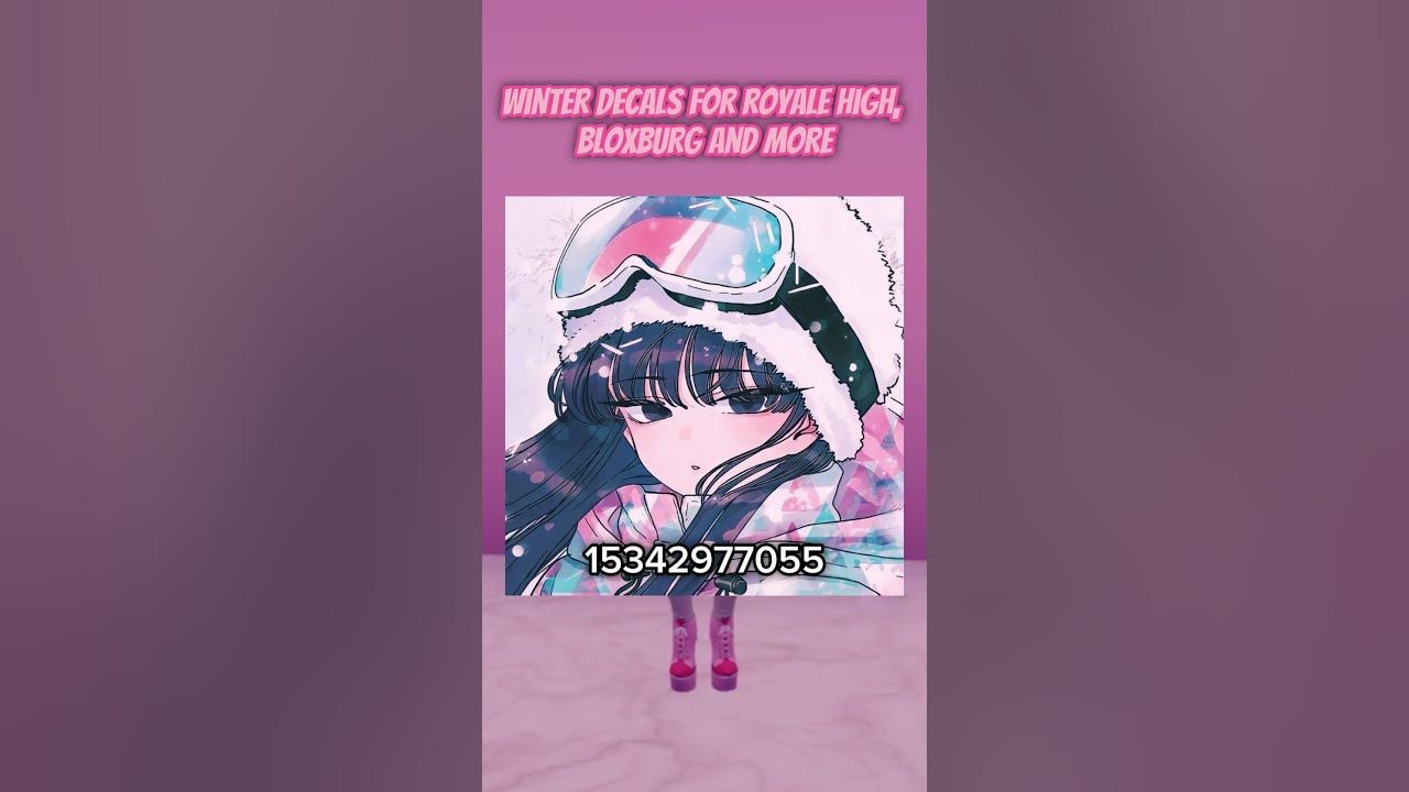 WINTER DECAL CODES FOR BERRY AVENUE AND ROYALE HIGH! roblox 