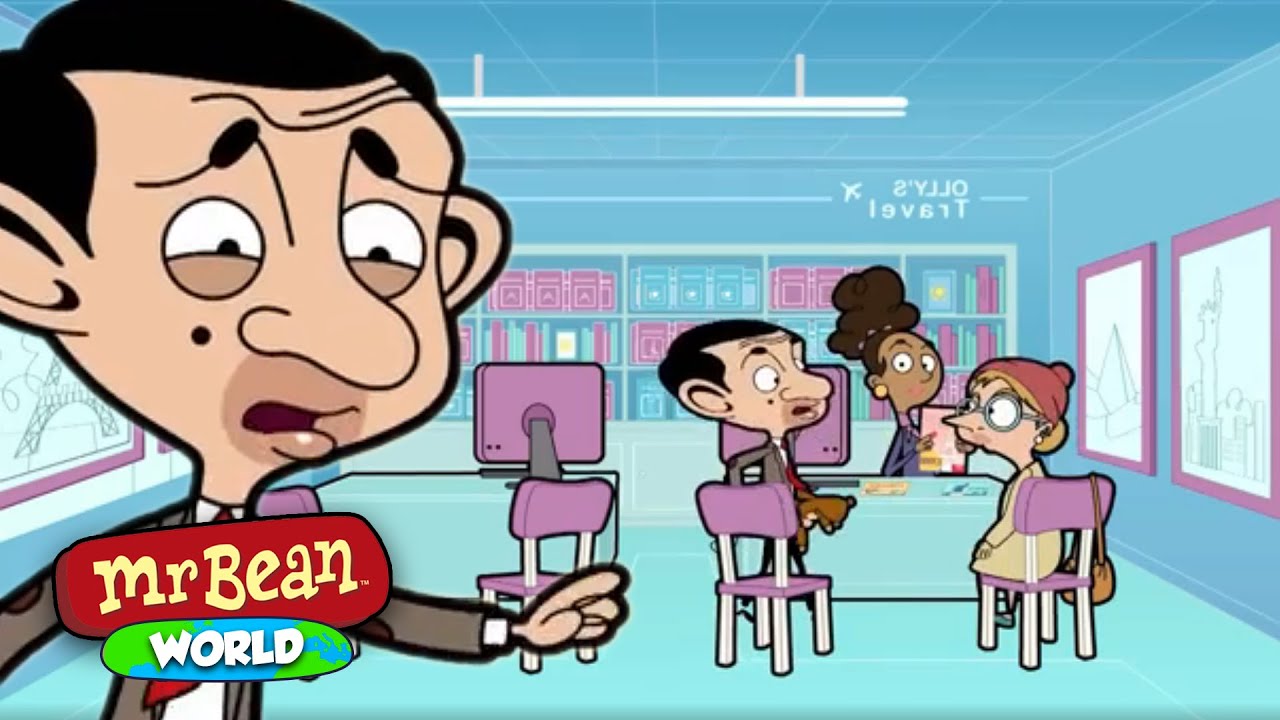 Bean Books a Holiday! | Mr Bean Animated Full Episodes | Mr Bean World