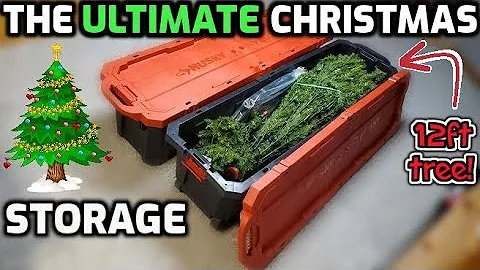 聖誕樹吞噬者5000：最佳DIY聖誕樹收納盒！